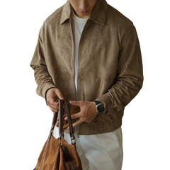 Men's American-style Vintage Suede Jacket