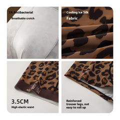 Ice Silk Underwear Leopard Print
