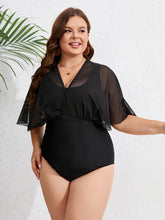 Women's Oversized Swimsuit, One-piece Fashion Solid Color Swimsuit