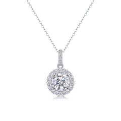 Dandelion - A Fashionable And Luxurious Diamond Jewelry Pendant Set With 2-carat Moissan Diamonds, S925 Sterling Silver And Platinum Plating