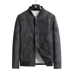 Men's Casual Loose Suede Jacket