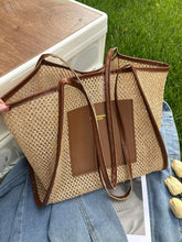 Braided Large-capacity Fashionable Korean Handbag New Versatile Ins Casual And Stylish Shoulder Tote Bag