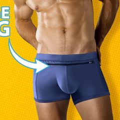 Back Pocket Men's Front Pocket Zipper Design Quick-drying