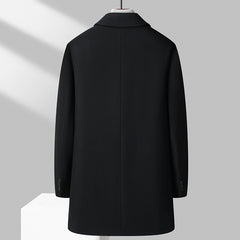 Men's Wool Reversible Woolen Coat Men's