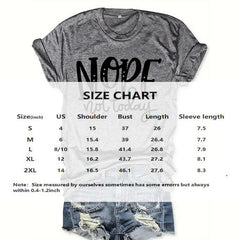 Women's Casual Slogan T-Shirt - 'Nope Not Today' Letter Print Crew Neck Tee, Soft & Stretchy Short Sleeve Top