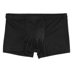 Men's Boxer Ice Silk Underwear Cup Combination U Convex Sexy