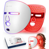 LED Face Mask Facial Care Tool, Red Light Therapy Mask For Face For Home Travel