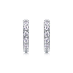 Summer Iced Tea - Fashionable And Luxurious Diamond Jewelry Set With Moissanite S925 Sterling Silver And Platinum-plated Stud Earrings