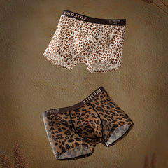 Ice Silk Underwear Leopard Print