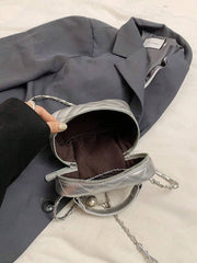 New Style Niche Design Fashion Mini Bag Women's Diamond Chain Messenger Bag Casual Handbag Bucket Bag