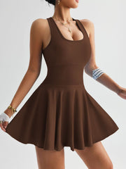 2 Pack Womens Yoga Dress Ultimate Comfort Free Movement High Waist Tummy Control