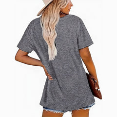 Women's Casual Slogan T-Shirt - 'Nope Not Today' Letter Print Crew Neck Tee, Soft & Stretchy Short Sleeve Top