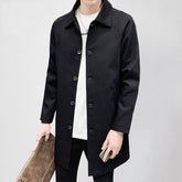 Men's Casual Loose Mid-length Coat