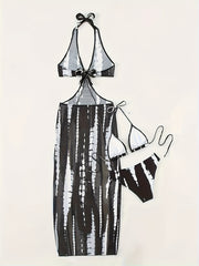 Women's Two-piece Casual Swimsuit P471-01