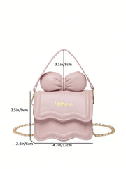 Autumn New Korean Version Mini Children's Girls Shoulder Bag Bow Chain Crossbody Small Bag Parent-child Bag Female Bag