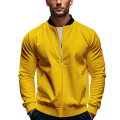 Long-sleeve Zipper Baseball Uniform Coat Jacket