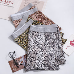 Men's Large Size Loose Leopard Print Comfortable Loose Underwear