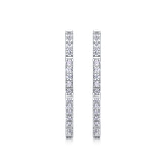 Modern Star Ring - Fashionable Earrings And Stud Jewelry Set With Moissanite S925 Sterling Silver And Platinum-plated Diamonds