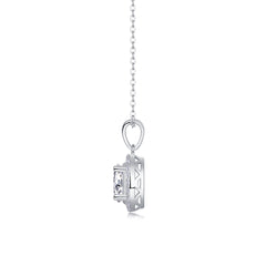 Infinite - A Fashionable And Luxurious Diamond Jewelry Pendant Set With Moissanite S925 Sterling Silver And Platinum Plating