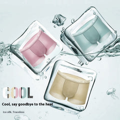 Ice Silk Men's Underwear Thin Breathable Boxers