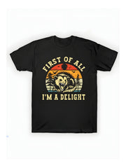First Of All Im A Opossum Graphic TShirt Funny Animal Lover Gift Tee