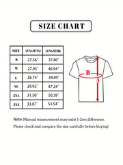 Summer New Printed T-shirt - Customizable Pattern