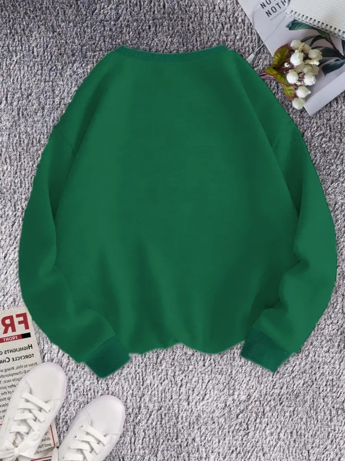 2025 New Women's Comfortable Green Tiger Bubble Gum Pattern Sports Shirt, Long Sleeve Hoodie, Perfect Choice For Autumn And Winter Fashion Women's Clothing