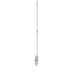 Radiant Star - A Fashionable And Luxurious Diamond Jewelry Pendant Set With Moissanite S925 Sterling Silver And Platinum Plating