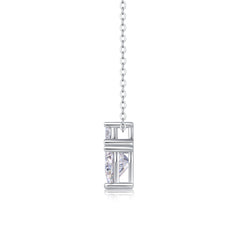 Ripple Fantasy - A Fashionable And Luxurious Diamond Jewelry Pendant Set With Moissanite S925 Sterling Silver And Platinum Plating