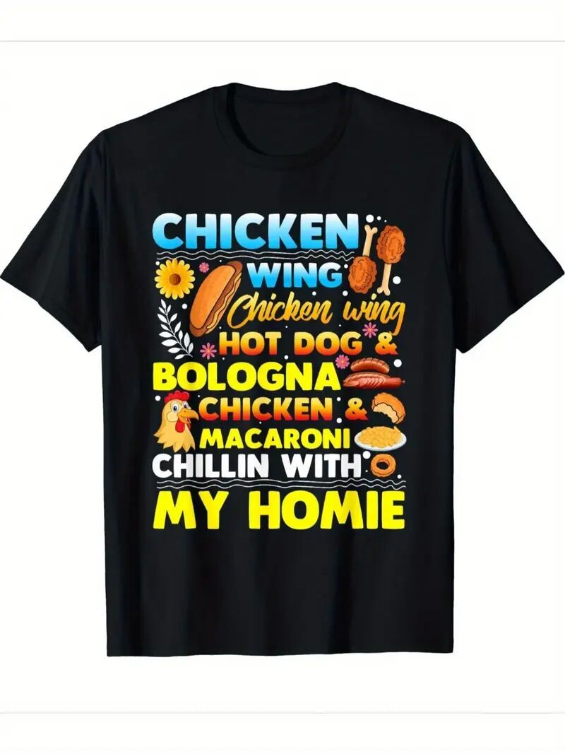 Men's Printed Short-sleeved T-shirt