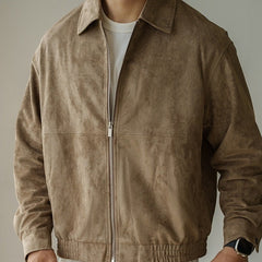 Men's American-style Vintage Suede Jacket