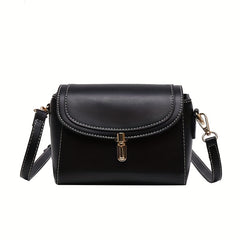 PU Women's Shoulder Bag, Large Capacity, Comfortable And Versatile, Small Square Bag, Commuting Fashion, Simple Crossbody Bag