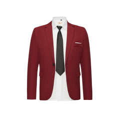 Plus Size Men's Formal Wear Small Business Suit Coat Wedding Dress Casual Slim Fit