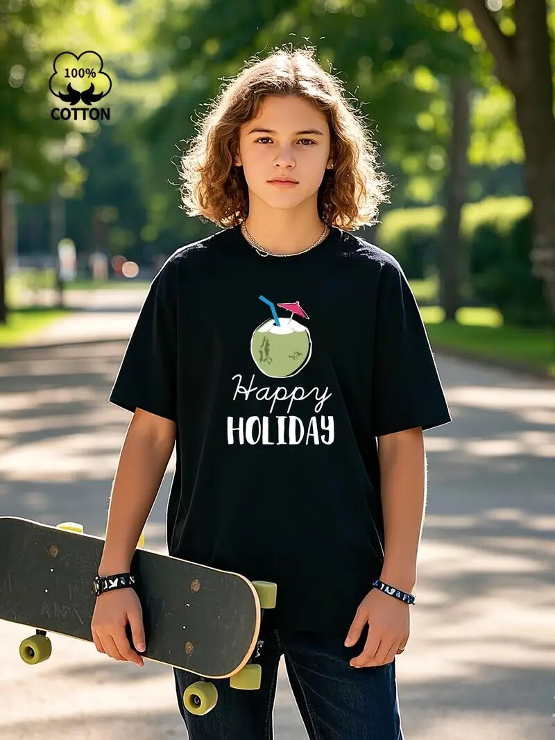Men's Printed Short-sleeved T-shirt