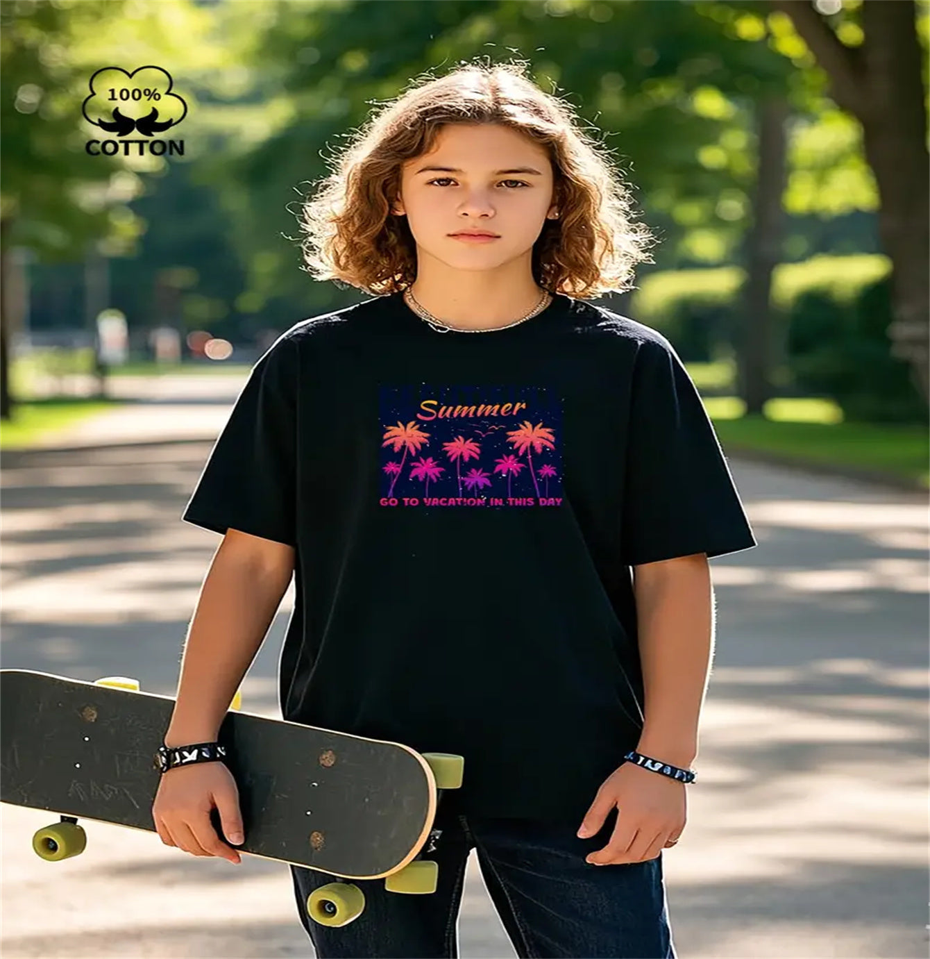 Men's Printed Short-sleeved T-shirt