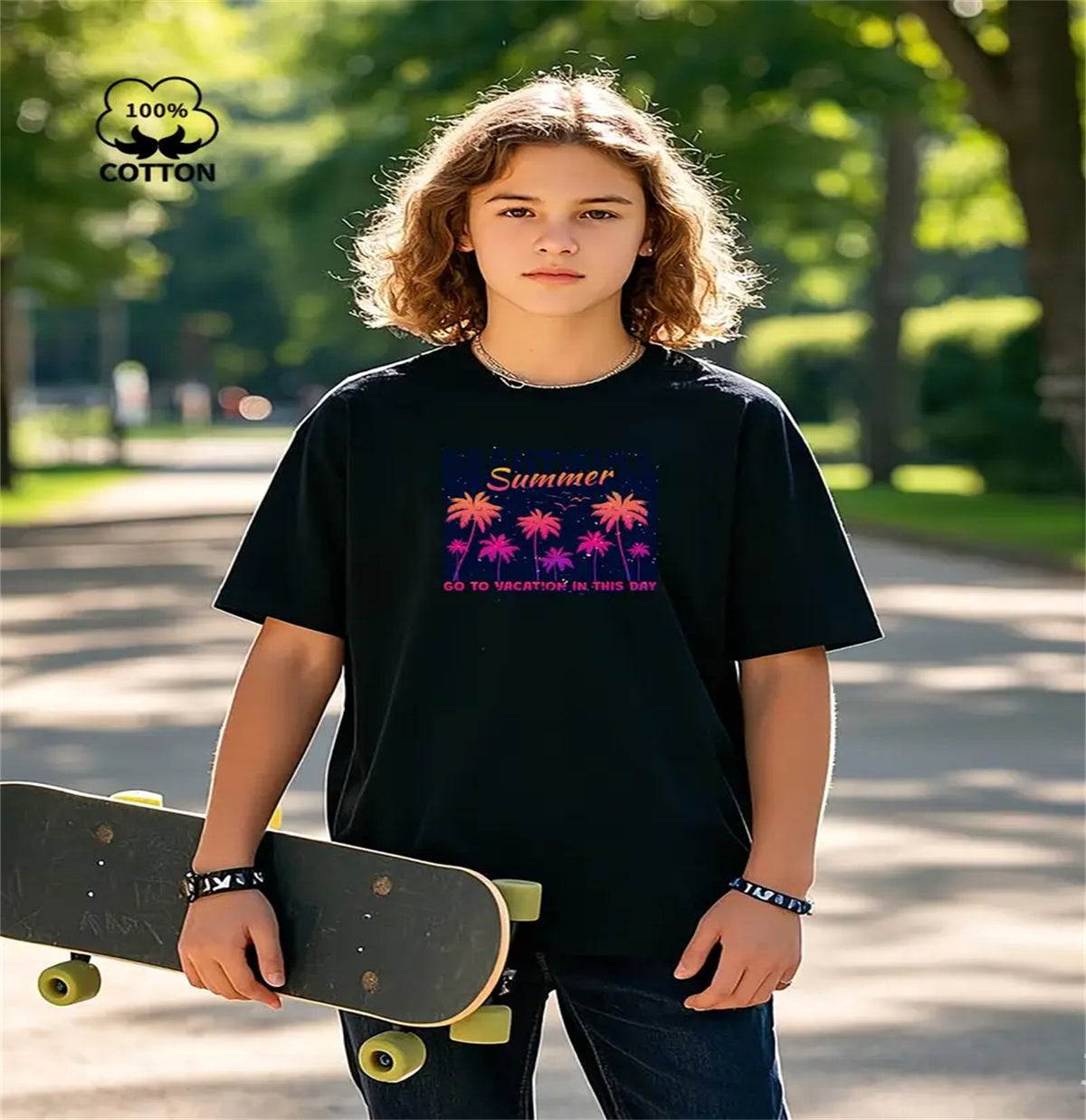 Men's Printed Short-sleeved T-shirt