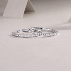 Modern Star Ring - Fashionable Earrings And Stud Jewelry Set With Moissanite S925 Sterling Silver And Platinum-plated Diamonds