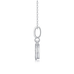 Double Ring Combination - A Fashionable And Luxurious Diamond Jewelry Piece Set With Moissanite S925 Sterling Silver And Platinum-plated Pendant