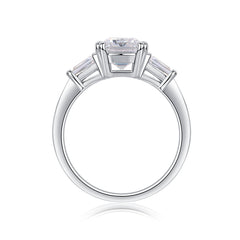 Starry Sky Mirror - A Fashionable Diamond Jewelry Piece Set With Moissanite S925 Sterling Silver And Platinum Diamond Ring