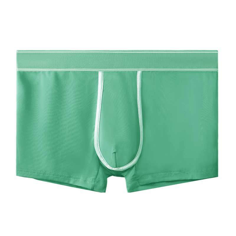 Men's Ice Silk Antibacterial Ultra Thin Sexy Transparent Boys Sports Underwear