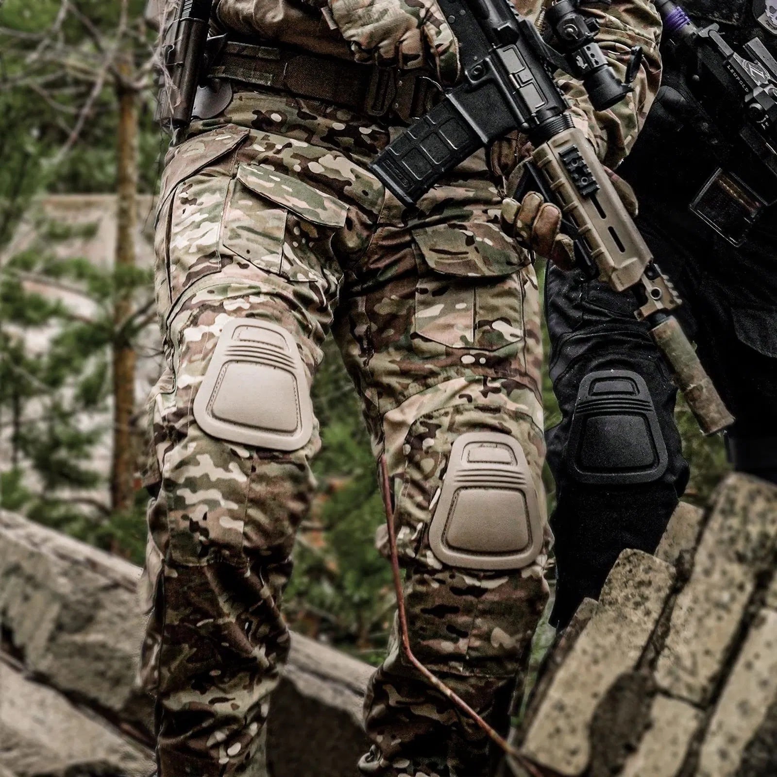 VOTAGOO G3 Combat Pants With Knee Pads Tactical Military Trousers Hunting Multicam Pants For Men Rip-Stop Airsoft Gear