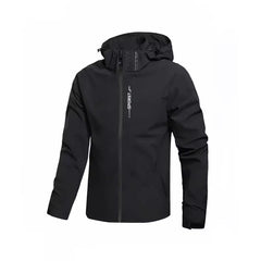 Solid Color Hooded Loose Cargo Zipper Japanese Style