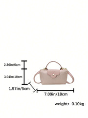 Casual Solid Color Fashionable Women's Handbag Crossbody Bag Fashionable Versatile Dumpling Bag One Shoulder Hand Mobile Phone Bag