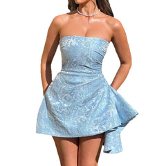 Socialite Style Tube Top Dress Women's Clothing