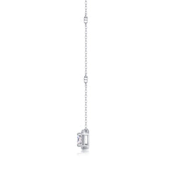 Flower Love - A Fashionable And Luxurious Diamond Jewelry Pendant Set With 1-carat Moissan Diamond S925 Sterling Silver And Platinum Plating