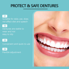 Oralhoe Adjustable Snap Dentures Comfortable Natural Temporary Fillings Braces Orthodontic Gap Kit