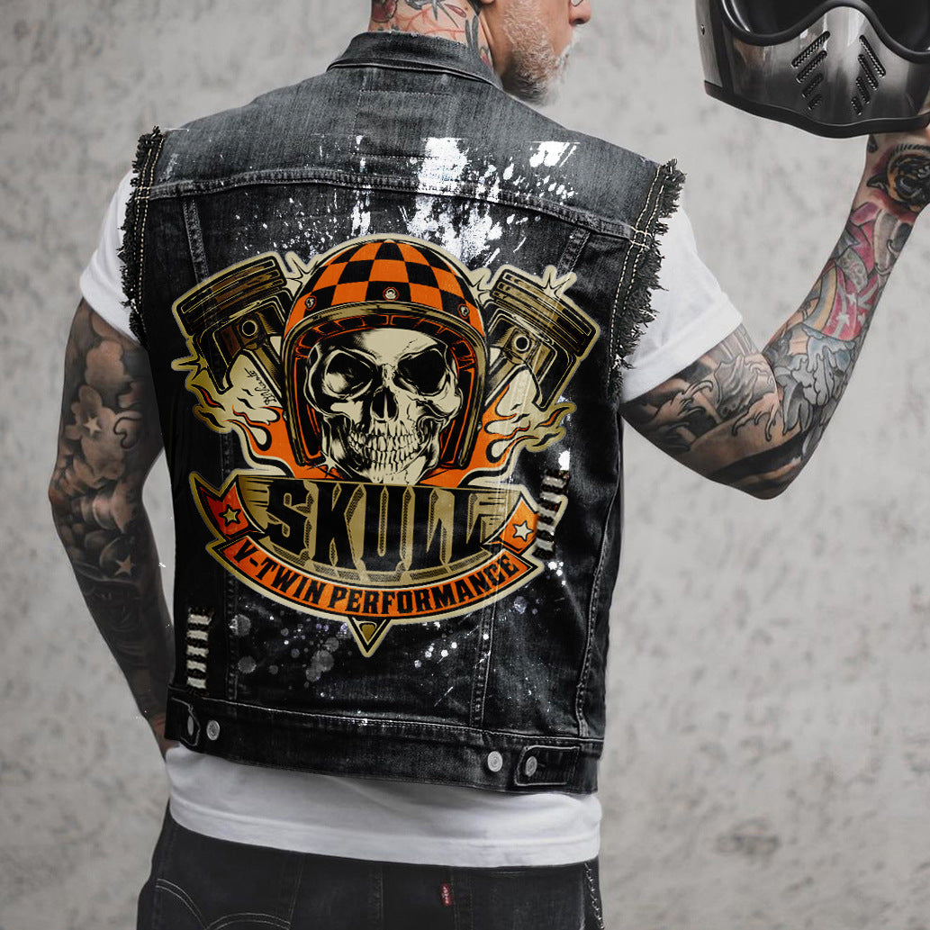 Street Lapel High-end Sports Vest