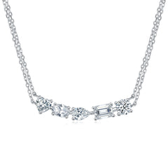 Galaxy - A Fashionable And Luxurious Diamond Jewelry Pendant Set With Moissanite S925 Sterling Silver And Platinum Plating