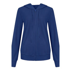 Women's Zip Up Hoodies Sweatshirts Sweater Fall Outfits Casual Long Sleeve Drawstring Jackets