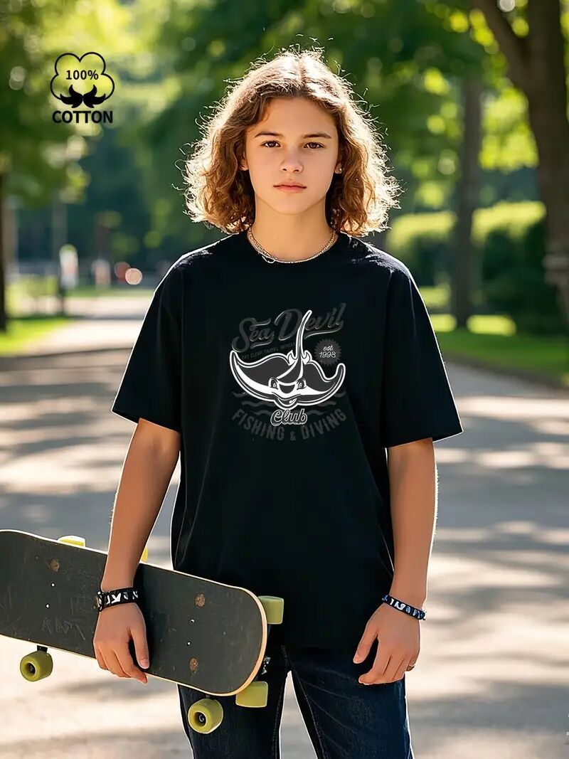 Men's Printed Short-sleeved T-shirt